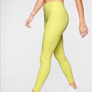 Athleta Contender Tights laser cut